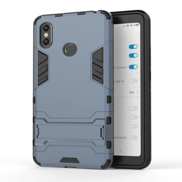 

Ударопрочный чехол-подставка Transformer для Xiaomi Mi Max 3 с мощной защитой корпуса Серый / Metal slate (85468)