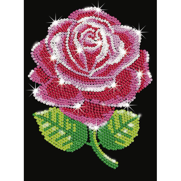 

Набор для творчества Sequin Art BLUE Red Rose SA1001