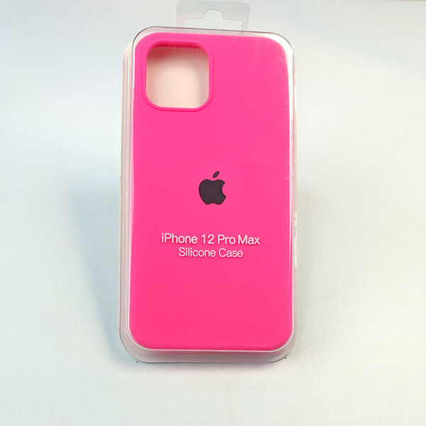 

Чехол для iPhone 12 / 12 Pro - Full Soft Silicone Case (Barbie Pink)