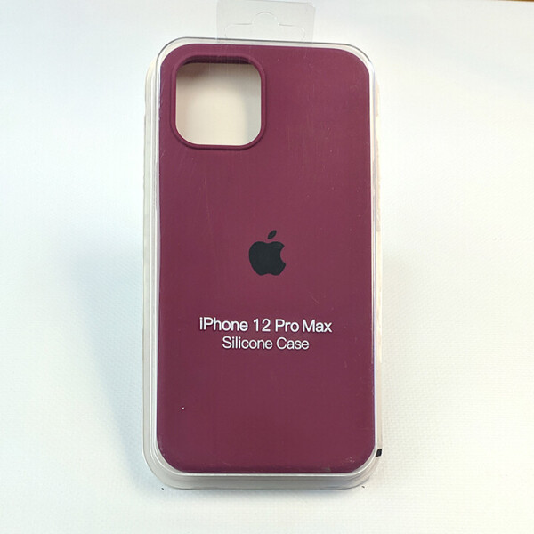 

Чехол для iPhone 12 / 12 Pro - Full Soft Silicone Case (Burgundy)