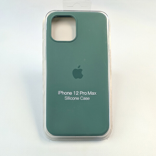 

Чехол для iPhone 12 Pro Max - Full Soft Silicone Case (Pine Green)