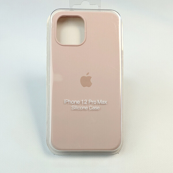 

Чехол для iPhone 12 Pro Max - Full Soft Silicone Case (Pink Sand)
