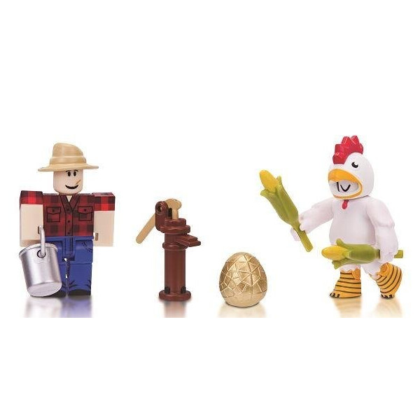 

Игровая коллекционная фигурка Jazwares Roblox Game Packs Chicken Simulator, набор 2 шт.