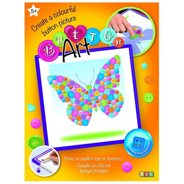 

Набор для творчества Sequin Art BUTTON Butterfly SA1528