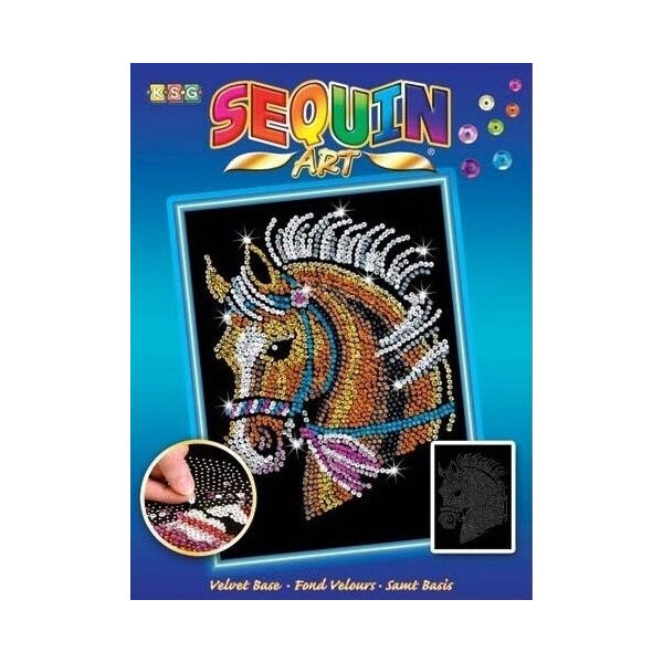 

Набор для творчества Sequin Art BLUE Horse SA1517