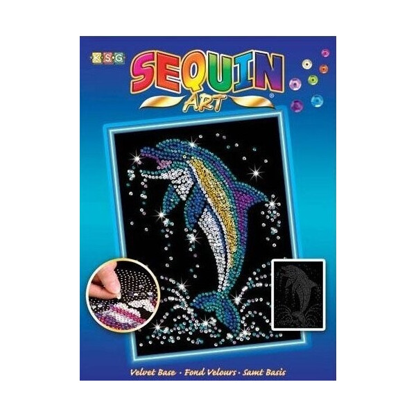 

Набор для творчества Sequin Art BLUE Dolphin SA1516