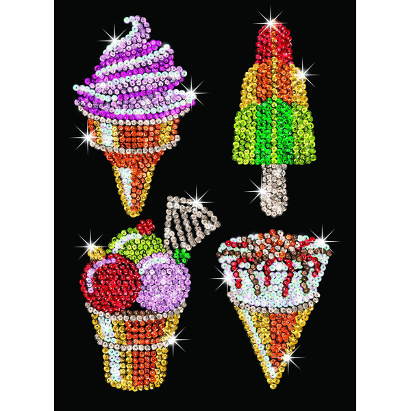 

Набор для творчества Sequin Art ORANGE Ice Creams SA1504