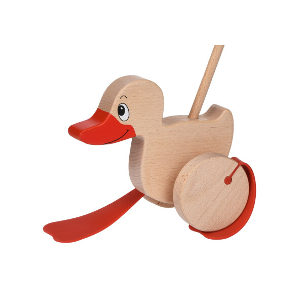 

Игрушка-толкатель goki Уточка 54939G