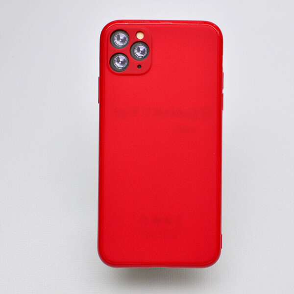 

Чехол-накладка Simple Slim Matte Camera Protection для iPhone 11 Pro (Red)