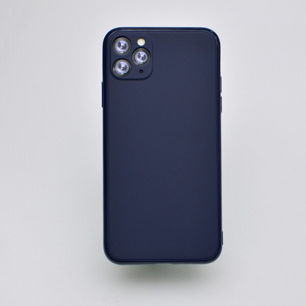

Чехол-накладка Simple Slim Matte Camera Protection для iPhone 11 Pro (Dark Blue)