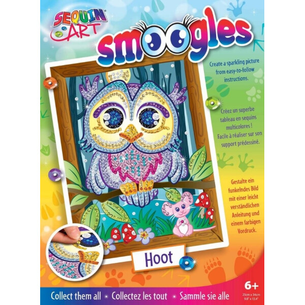 

Набор для творчества Sequin Art SMOOGLES Сова SA1812
