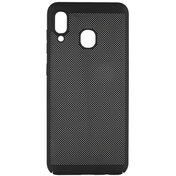 

Ультратонкий дышащий чехол Grid case для Samsung Galaxy A20 (A205F) Черный (103143)
