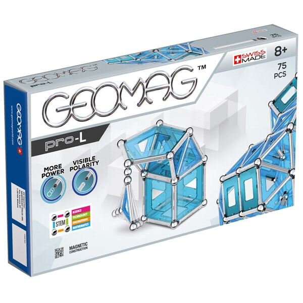 

Geomag PRO-L 75 деталей | Магнитный конструктор 023GM