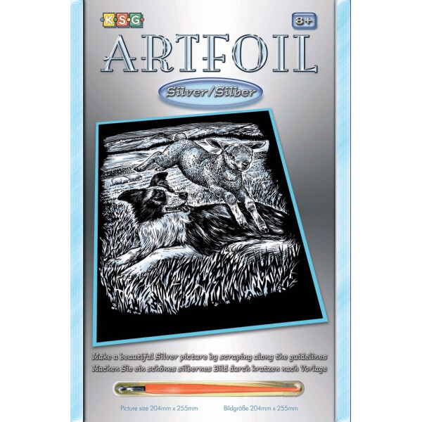 

Набор для творчества Sequin Art ARTFOIL SILVER Sheepdog and Lamb SA0606