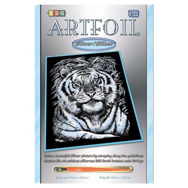 

Набор для творчества Sequin Art ARTFOIL SILVER White Tiger SA1017