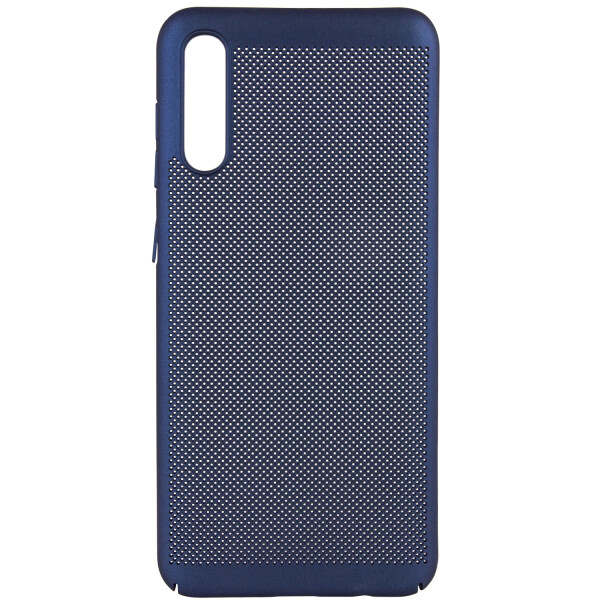 

Ультратонкий дышащий чехол Grid case для Samsung Galaxy A50s Темно-синий (103132)