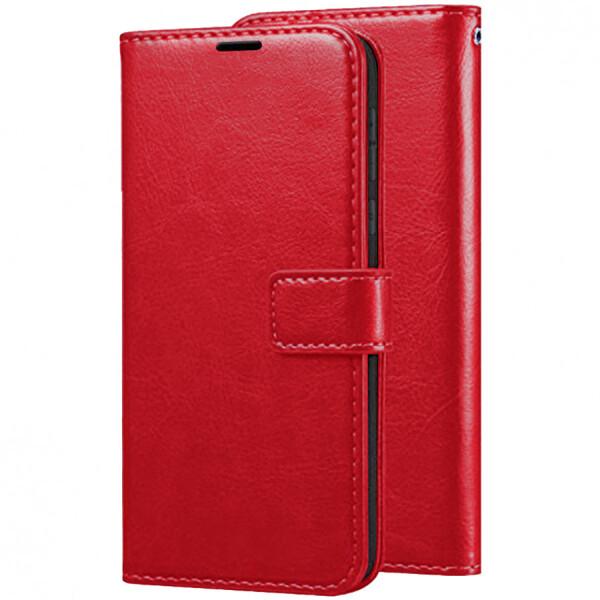 

Чехол (книжка) Wallet Glossy с визитницей для Samsung Galaxy A40 (A405F) Темно-красный (106653)