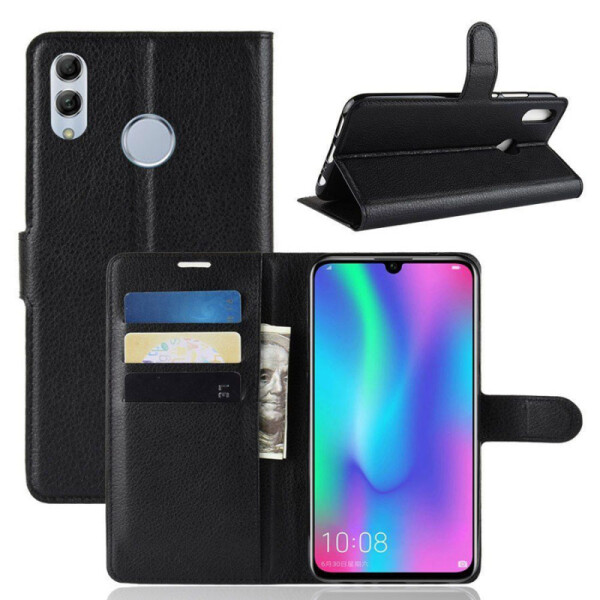 

Чехол (книжка) Wallet с визитницей для Huawei Honor 10 Lite / P Smart (2019) Черный (95230)