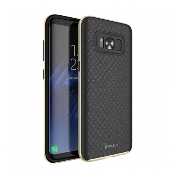 

Чехол iPaky TPU+PC для Samsung G955 Galaxy S8 Plus Черный / Золотой (57115)