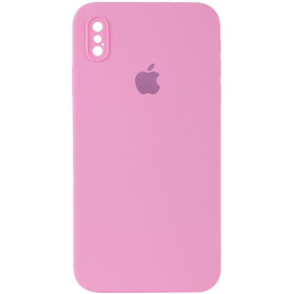 

Чехол Silicone Case Square Full Camera Protective (AA) для Apple iPhone XS Max (6.5") Розовый / Light pink (6768023)