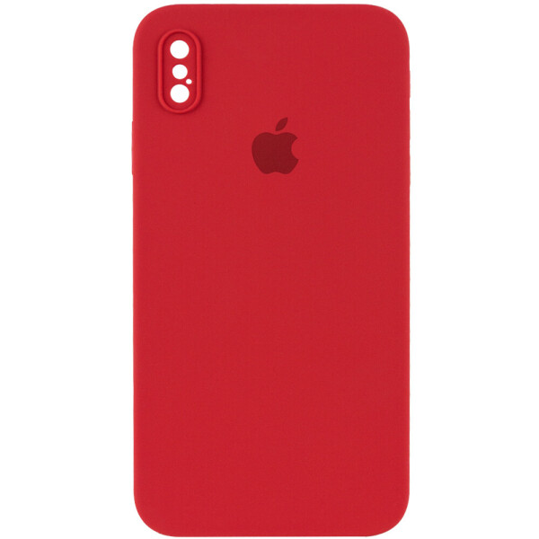 

Чехол Silicone Case Square Full Camera Protective (AA) для Apple iPhone XS Max (6.5") Красный / Camellia (9626955)