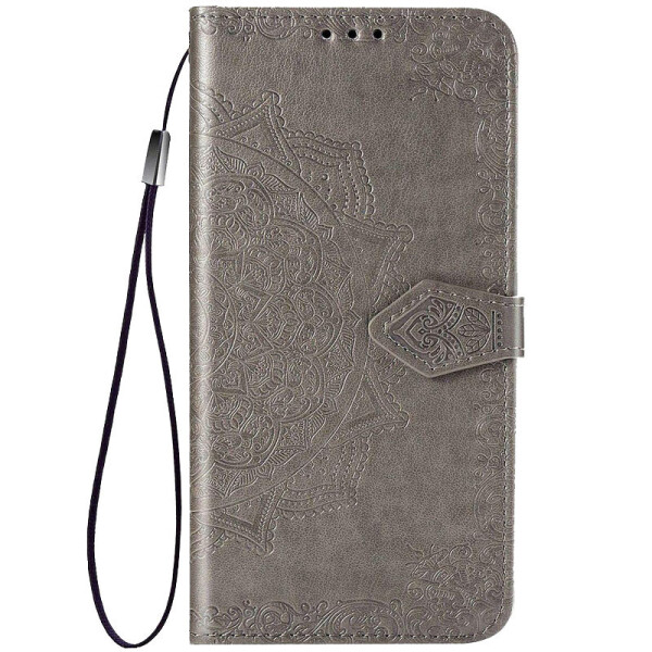 

Кожаный чехол (книжка) Art Case с визитницей для Oppo A5s / Oppo A12 Серый (8601441)