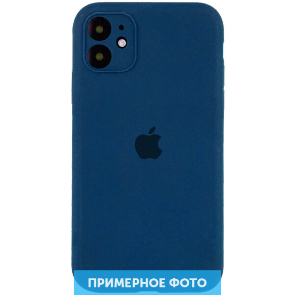 

Чехол Silicone Case Square Full Camera Protective (AA) для Apple iPhone 11 Pro Max (6.5") Синий / Navy blue (4812475)