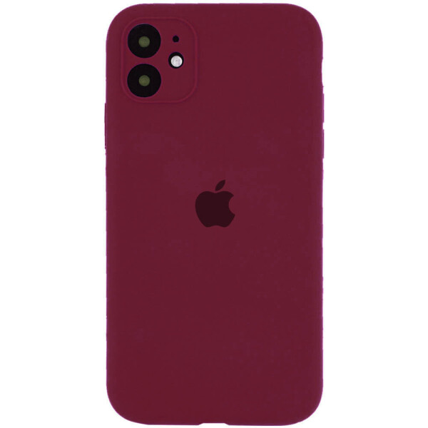 

Чехол Silicone Case Square Full Camera Protective (AA) для Apple iPhone 11 (6.1") Бордовый / Maroon (2898878)