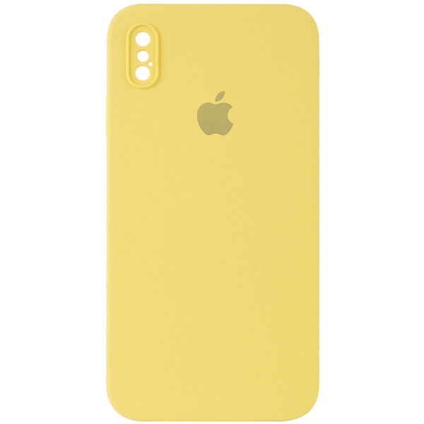 

Чехол Silicone Case Square Full Camera Protective (AA) для Apple iPhone XS Max (6.5") Желтый / Canary Yellow (9229026)