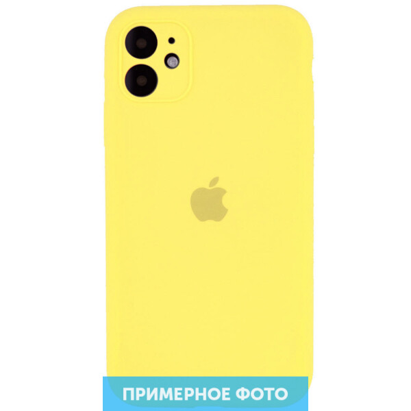 

Чехол Silicone Case Square Full Camera Protective (AA) для Apple iPhone XR (6.1") Желтый / Canary Yellow (9653569)