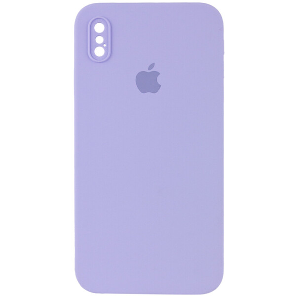 

Чехол Silicone Case Square Full Camera Protective (AA) для Apple iPhone XS (5.8") Сиреневый / Dasheen (9945048)