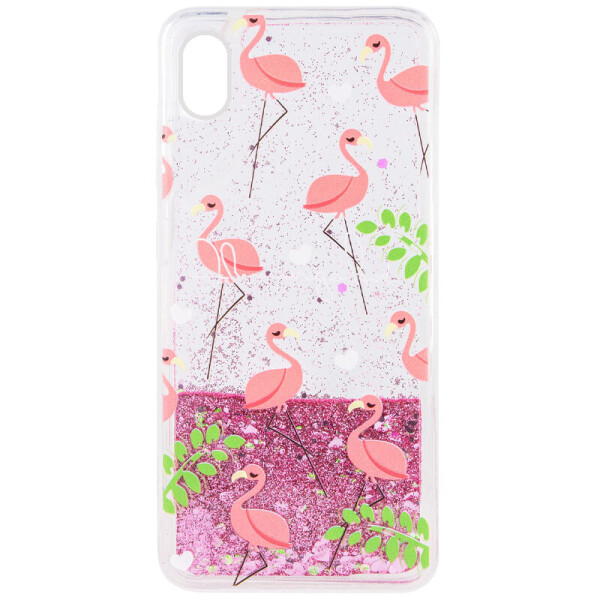 

TPU чехол с переливающимися блестками для Samsung Galaxy M01 Core / A01 Core Фламинго (7708125)