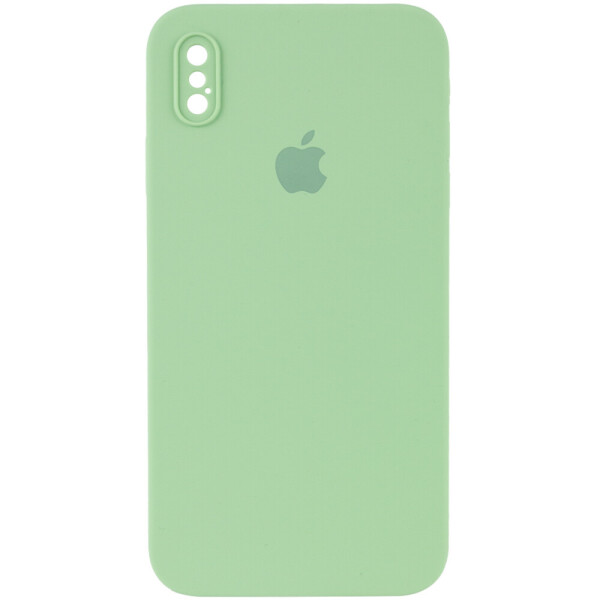 

Чехол Silicone Case Square Full Camera Protective (AA) для Apple iPhone XS (5.8") Мятный / Mint (4398234)