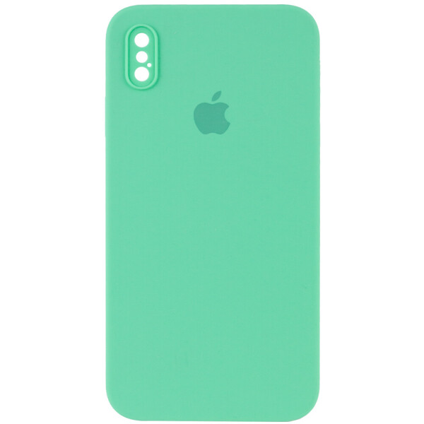 

Чехол Silicone Case Square Full Camera Protective (AA) для Apple iPhone XS (5.8") Зеленый / Spearmint (408251)