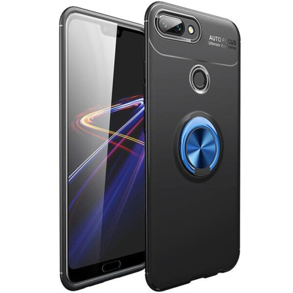 

TPU чехол Deen ColorRing под магнитный держатель (opp) для Xiaomi Mi 8 Lite / Mi 8 Youth (Mi 8X) Черный / Синий (9034314)