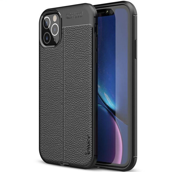 

TPU чехол iPaky Litchi Series для Apple iPhone 12 Pro / 12 (6.1") Черный (1185504)
