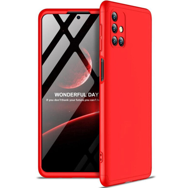 

Пластиковая накладка GKK LikGus 360 градусов (opp) для Samsung Galaxy M51 Красный (4253520)