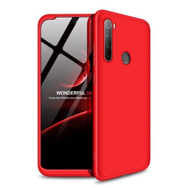 

Пластиковая накладка GKK LikGus 360 градусов (opp) для Xiaomi Redmi Note 8T Красный (5087698)