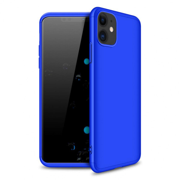 

Пластиковая накладка GKK LikGus 360 градусов для Apple iPhone 11 (6.1") Синий (3232672)