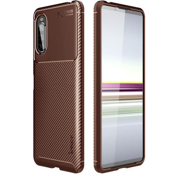 

TPU чехол iPaky Kaisy Series для Sony Xperia 10 II Коричневый (949107)