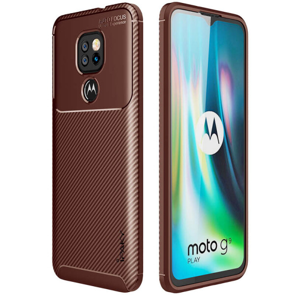 

TPU чехол iPaky Kaisy Series для Motorola Moto G9 Play Коричневый (7927729)