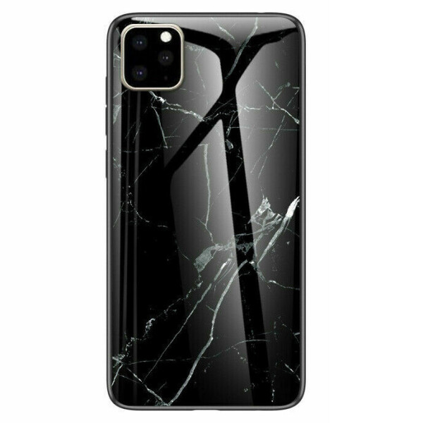 

TPU+Glass чехол Luxury Marble для Apple iPhone 11 Pro (5.8") Черный (4909388)