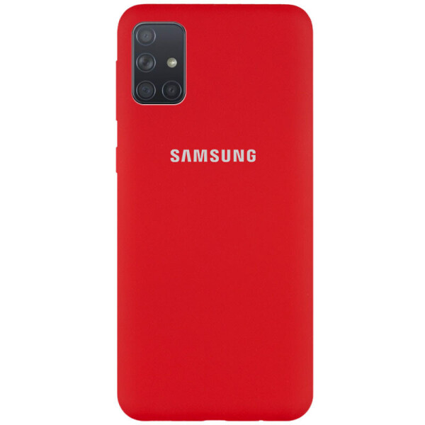 

Чехол Silicone Cover Full Protective (AA) для Samsung Galaxy M31s Красный / Dark Red (6480902)
