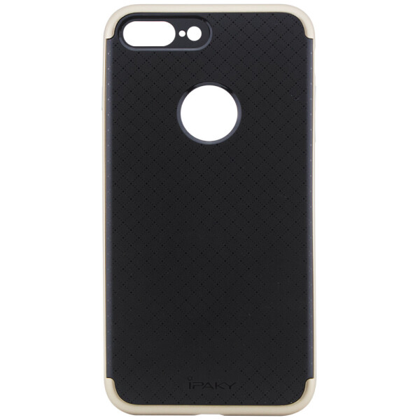 

Чехол iPaky TPU+PC для Apple iPhone 7 plus / 8 plus (5.5") Черный / Золотой (8373796)