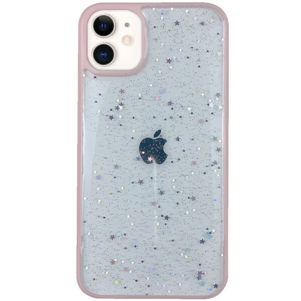 

TPU+PC чехол Shiny Stars для Apple iPhone 11 (6.1") Розовый (924579)