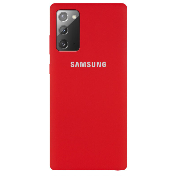 

Чехол Silicone Cover Full Protective (AA) для Samsung Galaxy Note 20 Красный / Dark Red (5530473)