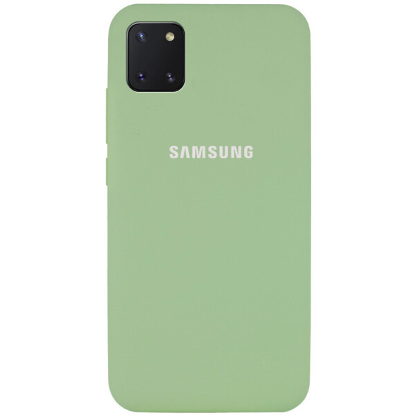 

Чехол Silicone Cover Full Protective (AA) для Samsung Galaxy Note 10 Lite (A81) Мятный / Mint (1941130)
