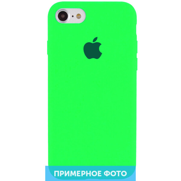 

Чехол Silicone Case Full Protective (AA) для Apple iPhone XS Max (6.5") Салатовый / Neon green (5492225)