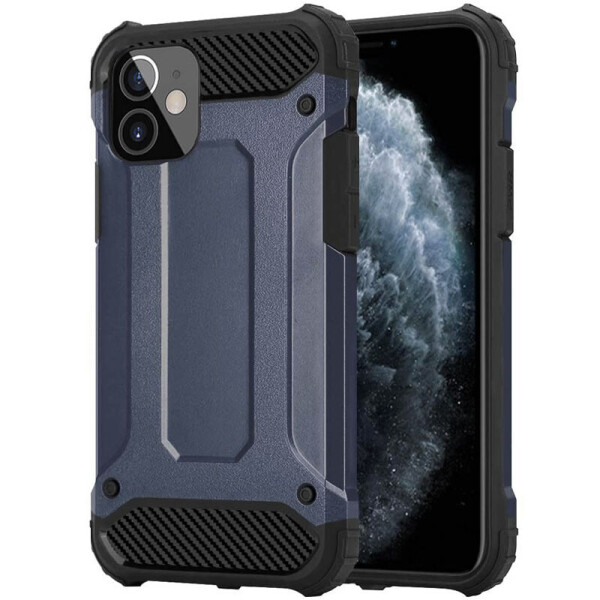 

Бронированный противоударный TPU+PC чехол Immortal для Apple iPhone 12 mini (5.4") Серый / Metal slate (5359584)