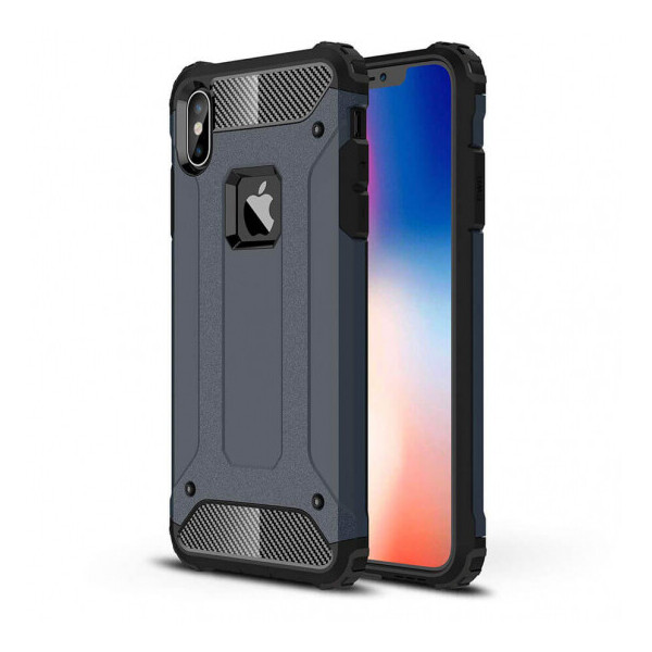 

Бронированный противоударный TPU+PC чехол Immortal для Apple iPhone XS Max (6.5") Серый / Metal slate (1300379)